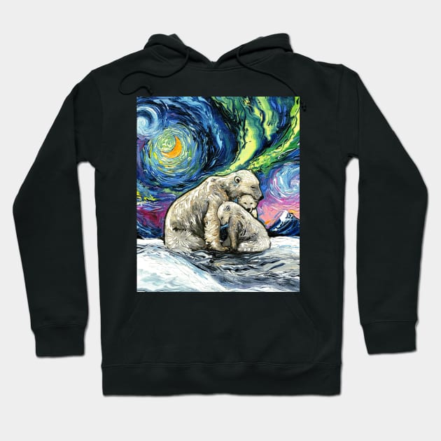 Polar Night Hoodie by sagittariusgallery